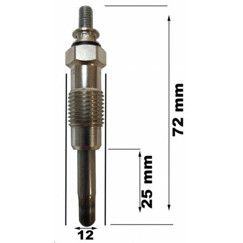Bougie De Prchauffage - Renault Clio I (B\C57_, 5\357_) 1.9 D (B\C\S576, B\C\S57l) 01/1991>09/1998
