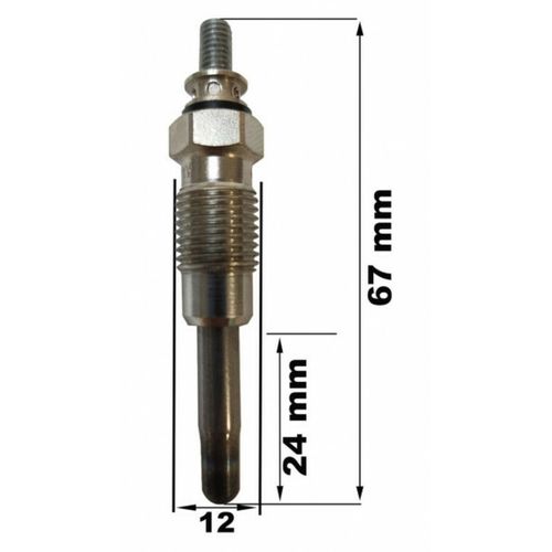 Bougie De Prchauffage - Renault Clio I (B\C57_, 5\357_) 1.9 D (B\C\S576, B\C\S57l) 01/1991>09/1998