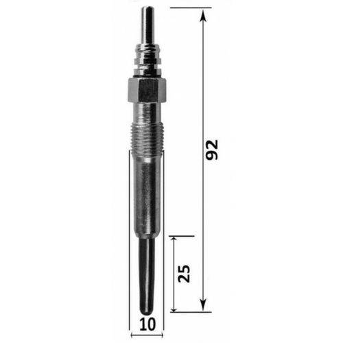 Bougie De Prchauffage - Renault Clio Ii Camionnette\Berline Bicorps Trois Ou Cinq Portes (Sb 1.5 Dci  Part. 04/2004