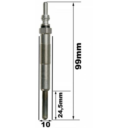 Bougie De Prchauffage - Renault Megane I Hatchback Van (Sa0\1_) 1.9 (Sa0u, Sa0r, Sa0a) 08/1995>09/2000