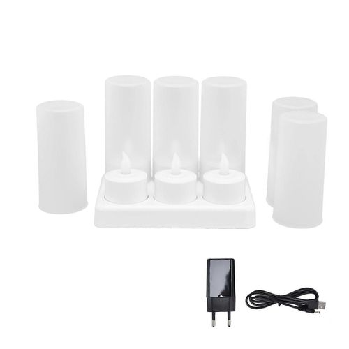 Bougie Lumire Blanc Chaud Led Bougie Chauffe-Plat Pour Table De Fte De Mariage Salle  Manger 100240veu Plug