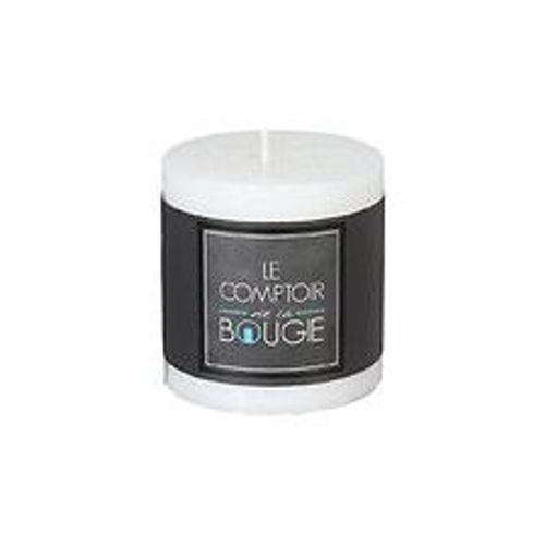 Bougie Ronde Rustique Blanche D 6.7