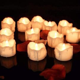 Festive Lights - Bougie Décorative (Lot de 6) Bougies LED Flamme Vacillante  (Piles Incluses) : : Luminaires et Éclairage