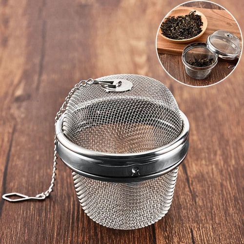 Bouilloire  Th Rutilisable En Acier Inoxydable, Filtre  Th, Assaisonnement, Maille Multifonction, Boule D'pices, Passoire  Th, H8t4