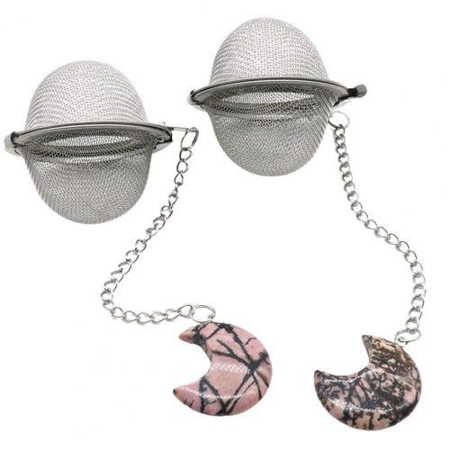 Boule  Th Rsistante  La Temprature, Avec Filtre En Acier Inoxydable 304, Pour pices, Assaisonnements, Infuseur  Th, Robuste