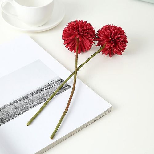 Boule D'pine De Pissenlit  Tte Unique, 8 Pices, Simulation De Fleur, Fausses Fleurs, Bouquet De Mariage