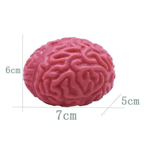 Boule De Dcompression En Caoutchouc Souple Pour Halloween,Cerveau Artificiel,Jouet Amusant Et Cratif,Pour Souligner Les Instituts - Type Brain