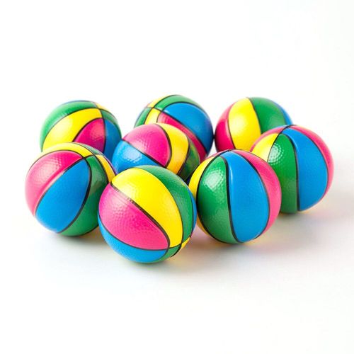 Boule De Saut En Caoutchouc 12 Pices, Jouet De Dcompression, Fidget, Entranement De Rducation  Pression, Balle  Haut Rebond, Jouets Pour Chat Et Chien
