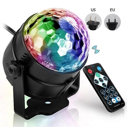boule disco lumires disco 1 pack, lampe de scne de lumire de fte projecteur dclairage disco tlcommande de scne  effet ponctuel, pour Nol, enfants, fte, bar, bir