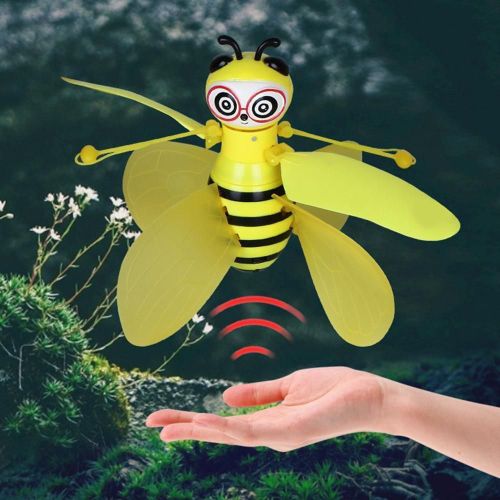 Boule Volante Abeille Jouet Mini Hlicoptre Cadeau Pour Enfants, Balles De Vol Lumineuses Pour Enfants, Induction Infrarouge, Dtection De Geste, Jouet Lumineux
