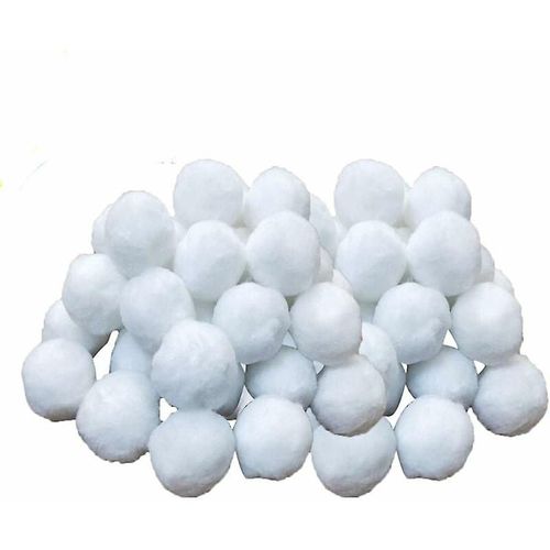 Boules Filtrantes Pour Piscine, Boules Filtrantes, Mdia Filtrant En Fibre Pour Piscine, Filtres  Sable, Filtration De L'eau (Blanches)