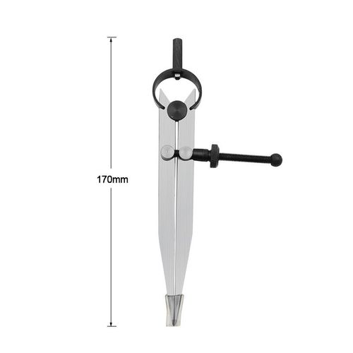 Boussole En Cuir Rglable Verrouillable En Acier Au Carbone,Noyau D'aile De Synchronisation,Maroquinerie De Bricolage,Ligne Rotative,Jauge De Traage,Outil D'trier - Type M #A