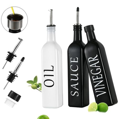Bouteille D'huile En Verre Bouteille D'pices De Cuisine Avec Entonnoir Et Bec D'huile Carafe D'huile D'olive De Grande Capacit Bouteille En Verre Facile  Ranger