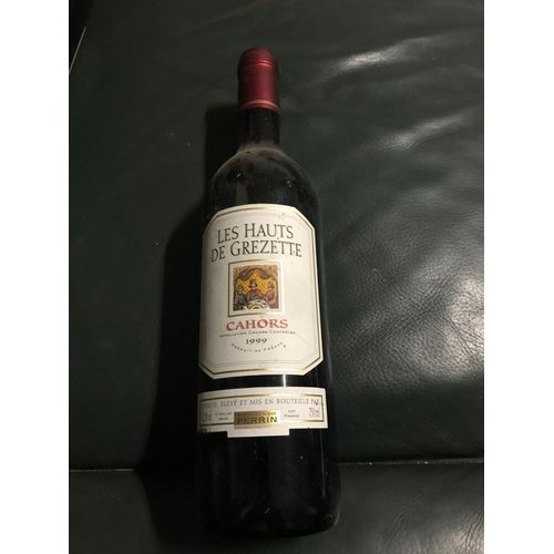 Bouteille De Vin Les Hauts De Grezette - Cahors - 1999 - 750 Ml