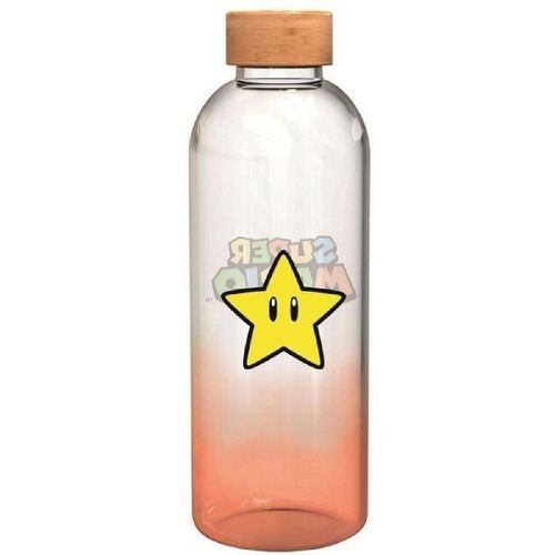 Bouteille Large - Stor - Super Mario Bros - En Verre Avec Manchon Silicone - Rutilisable - 1030 Ml