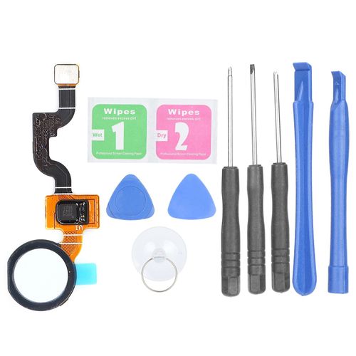 Bouton D'accueil Pcb, Capteur D'empreintes Digitales, CâBle Flexible Pour Smartphone Google Pixel 3a Xl, Blanc