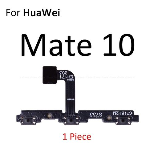 Bouton De Contrle Du Volume Pour Huawei Honor View 10 Mate 20 X P20 Pro Lite 8x,Cble Flexible - Type For Mate 10