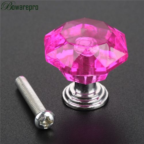 Bouton De Porte D'armoire En Cristal De Diamant lgant, Panneau Melchi, Poigne De Nervure De Garde-Robe, Mini Boutons Et Foy Transparents Pour Meubles, 24mm