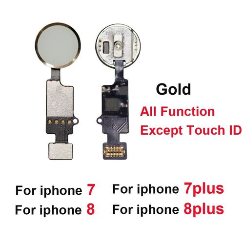 Bouton De Retour D'empreintes Digitales Pour Iphone 7 8 Plus,1 Pice,Connexion De La Carte Mre,Cble Flexible - Type 7 8plus Home Button #C