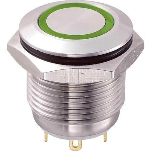 Bouton-Poussoir Anti Vandalisme Tru Components Gq16f-10e/J/G/12v 701880 48 V/Dc 2 A 1 X Off/(On) Ip65  Rappel 1 Pc(S)