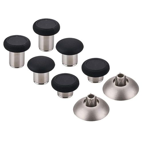 Boutons De Manette En Aluminium Pour Xbox One Elite Et Ps4 - Kit De Remplacement Avec 8 Pices Et Tige De Tlcommande