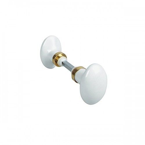 Boutons Doubles Ovales Blancs - Porcelaine De Limoges - Carr 6 Mm Mrigous