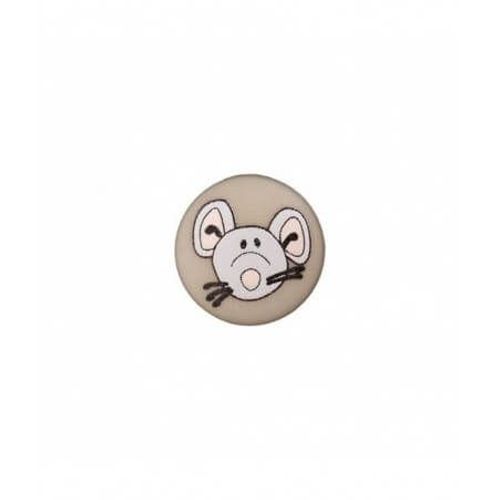 Boutons Souris  Queue 12 Mm X 3 - Union Knopf Gris (Gris Moyen)