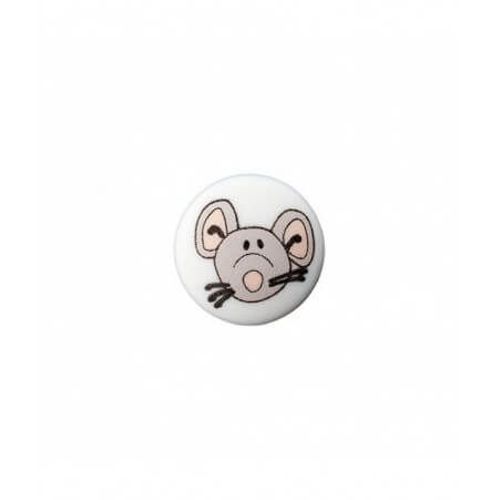 Boutons Souris  Queue 12 Mm X 3 - Union Knopf Blanc