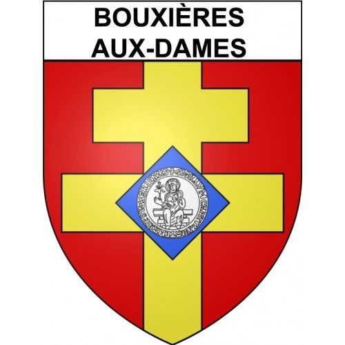 Bouxires-Aux-Dames 54 Ville Stickers Blason Autocollant Adhsif - 4 Cm
