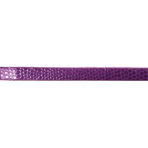 Bracelet 6 Mm Style Croco Violet - Megacrea