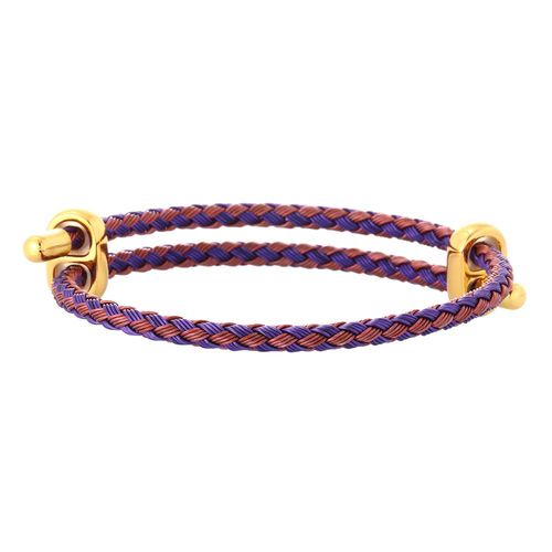Bracelet  Breloques En Forme D'lphant Et D'toile Turc, Mauvais Il Bleu, En Forme De CUr, Style Boho, Tress, Equip D'un Fermoir Rglable En Acier Inoxydable, Pour Femme