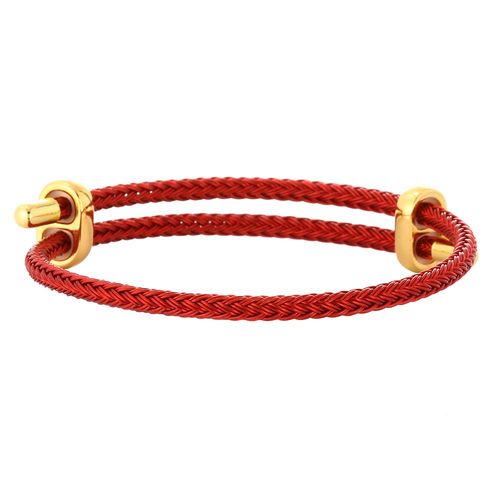 Bracelet  Breloques En Forme D'lphant Et D'toile Turc, Mauvais Il Bleu, En Forme De CUr, Style Boho, Tress, Equip D'un Fermoir Rglable En Acier Inoxydable, Pour Femme