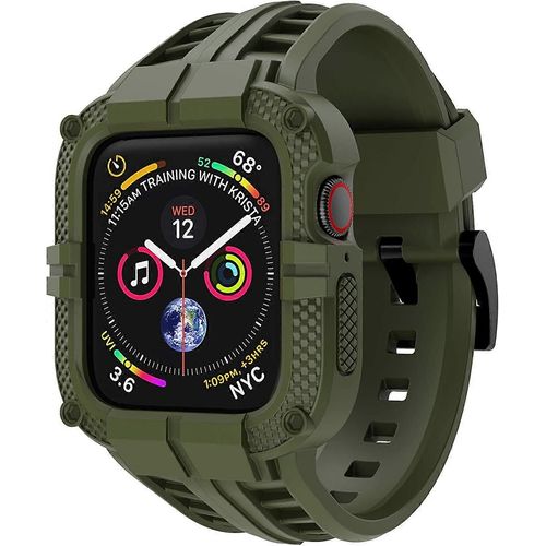 Bracelet Compatible Avec Apple Watch Series 7 41mm Pour Series 6 5 4 40mm Series 3 38mm, Bracelet Robuste En Tpu Avec tui De Protection Intgrale Pour Femmes/Hommes - -