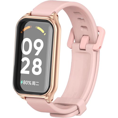 Bracelet Compatible Avec Redmi Smart Band 2 Et Xiaomi Smart Band 8 Active Bracelet De Remplacement Confortable En Silicone Souple[Dai6281762]