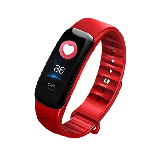 Bracelet Connect Sport Compatible Android Et Ios tanche Ip67 Rouge Yonis
