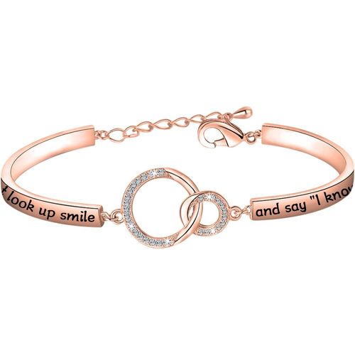 Bracelet De Condolances En Mmoire De Votre Bien-Aim Sometimes I Just Look Up Smile And Say I Know That Was You Remembrance