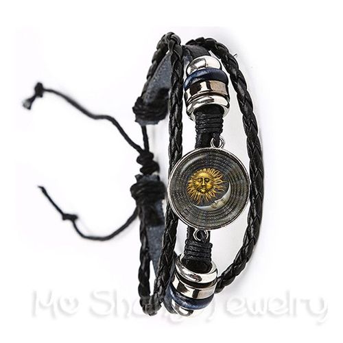 Bracelet De Dclaration  Motif De Harpe De Celtes, Bijoux Faits  La Main, Soin Et Traitement Des Blessures, Adapt  La Religion, Bracelet Souvenir De Croyance