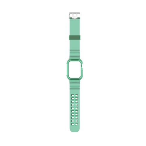Bracelet De Montre En Silicone Pour Apple Watch Series 8/7/6/5/4/3/2/1-Vert Transparent Vert Transparent