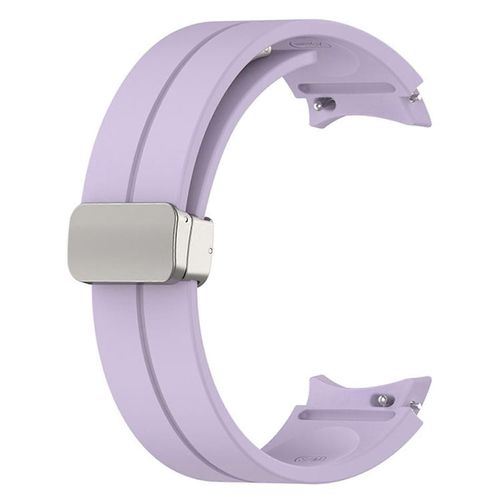 Bracelet De Montre En Silicone Pour Samsung Galaxy Watch 5 Pro, Boucle Dployante, Accessoire De Remplacement (Violet Fonc, Grande Taille)