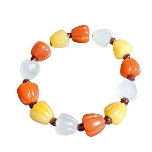 Bracelet En Agate Naturelle Et Colore Pour Femmes, Perles lastiques, Bijoux En Pierre De Jade Vritable, Amulette  La Mode, Cadeaux
