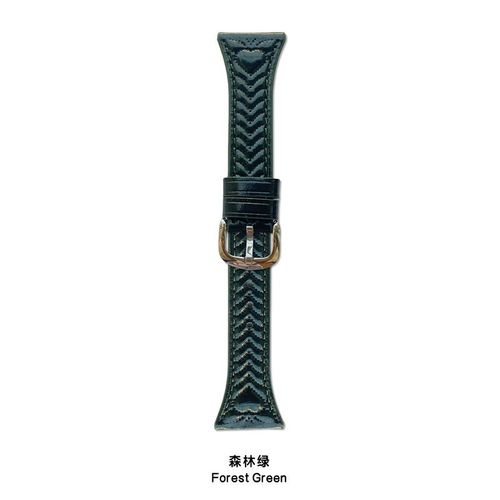 Bracelet En Cuir Gaufr En Forme De C?ur Pour Montre Huawei Gt5/4 Gt32 Advanced Watch432pro-Vert Fort - [Interface 18 Mm] Huawei Gt4/Femelle (Cadran 41 Mm)