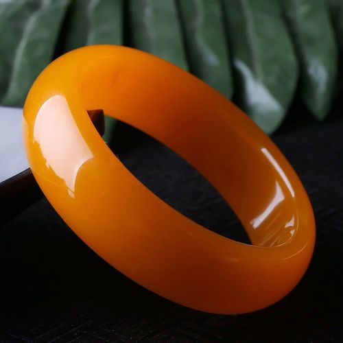 Bracelet En Jade Jaune Naturel Sculpt  La Main Pour Femmes, Bijoux  La Mode, Large Et pais, Accessoires Cadeaux