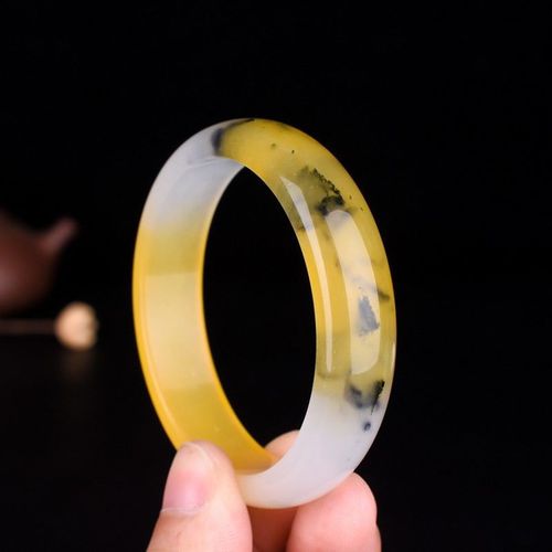 Bracelet En Jade Jaune Pour Hommes Et Femmes, Bijoux Fins, En Pierre De Jades Naturelle, Certifi Xinjiang Hetian, Fait  La Main, Cadeaux