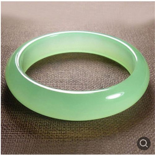 Bracelet En Jade Vert Sculpt  La Main En Agate Naturelle, Bijoux En Jade Vert Vritable Pour Femmes