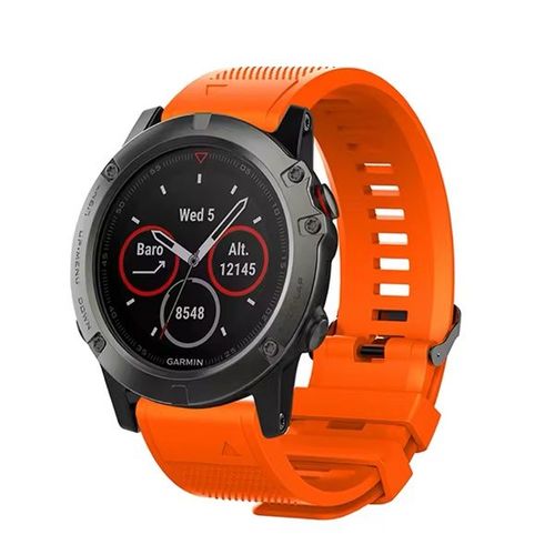 Bracelet En Silicone Lisse Avec Boucle Phonecare Pour Garmin Forerunner 945 - Rose