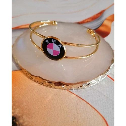 Bracelet Manchette Dor Bmw Rose