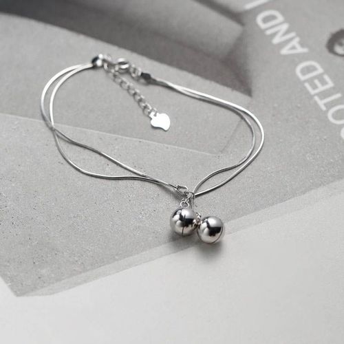Bracelets De Cloche Multicouches En Acier Inoxydable Pour Femme, Bijoux Pendentif, Bracelet  Main Coren, Cadeau tudiant, Document Argent, Mode