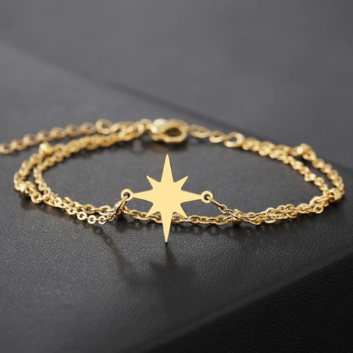 Bracelets En Acier Inoxydable Pour Femmes, Mode Corenne, Pendentif toile Du Nord, Perle Multicouche, Breloques Jocharms, Bijoux, Cadeaux De Fte