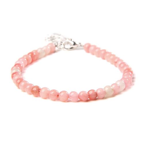 Bracelets En Pierre D'aigue-Marine Pour Hommes Et Femmes, Perles Rondes Blanches, Bracelets Lapis Laztransistors, Bracelet  Fermoir En Calcdoine, Bijoux  La Mode