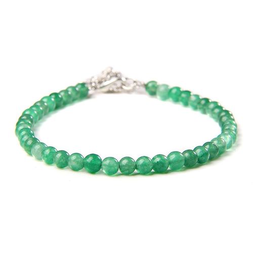Bracelets En Pierre D'aigue-Marine Pour Hommes Et Femmes, Perles Rondes Blanches, Bracelets Lapis Laztransistors, Bracelet  Fermoir En Calcdoine, Bijoux  La Mode